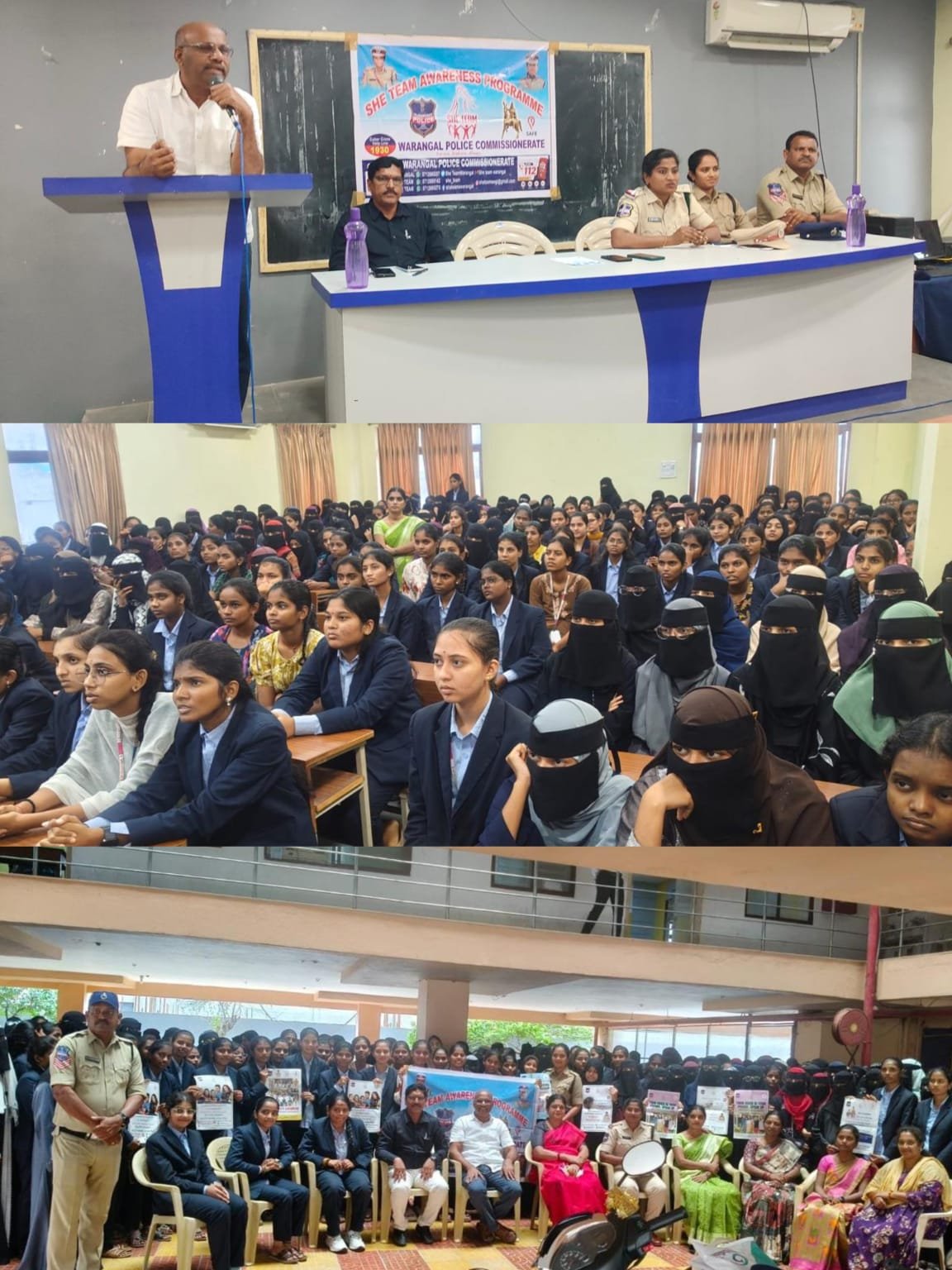 షీ టీమ్స్ గురించి వరంగల్ క్రైమ్ ACP సదయ్య గారి అవగాహన సదస్సు..... 